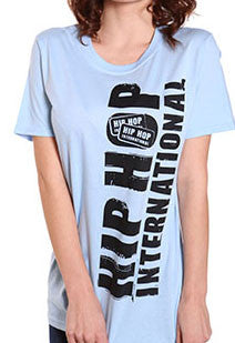 Vertical Hip Hop International Unisex Tshirt - Light Blue