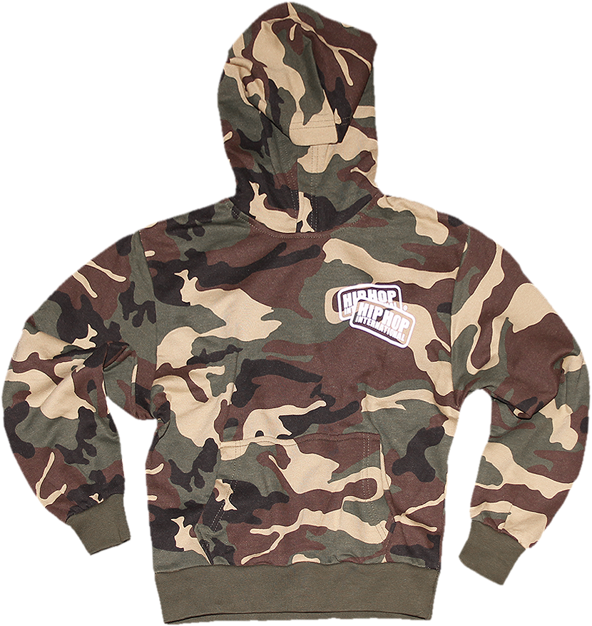 Double Tags Kids Camo Pullover Hoody